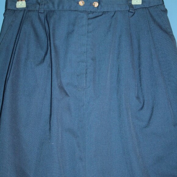 Orvis Navy Blue Women's Skirt Modest Made in the USA Size 14 - Picture 7 of 16